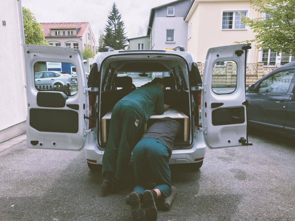 Dacia Jogger mit Bett zum Nachrüsten für Camper